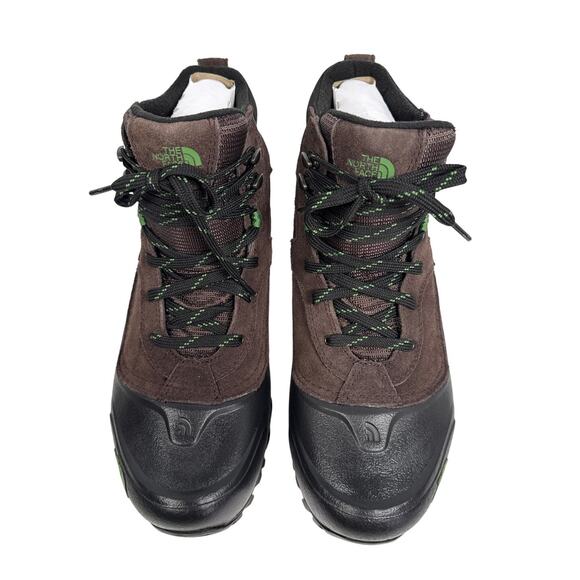 The North Face Snowfuse Winter Boots Men's Size 12 Brown Waterproof Suede - Picture 6 of 11